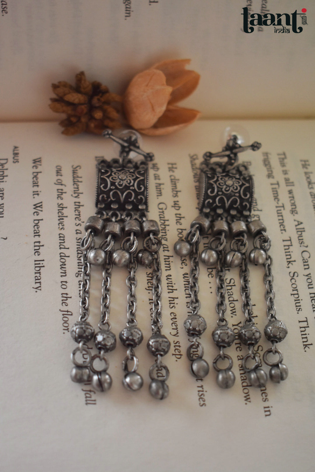 Oxidized Black Metal Polish Long Jhumka Earrings Traditional Indian Jewelry  afghani Tribal Boho Jhumka lock Key triangle ghungroo - Etsy